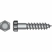 HOMECARE PRODUCTS 0.31 S x 2.5 in. Hex Zinc-Plated Steel Lag Screw, 100PK HO3303016